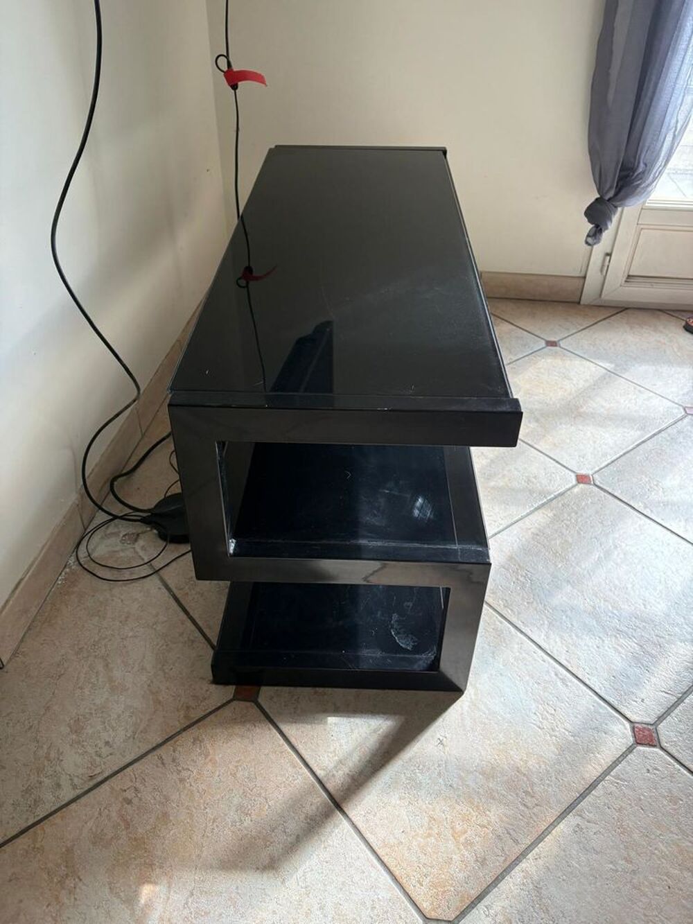 Meuble TV Norstone noir Meubles