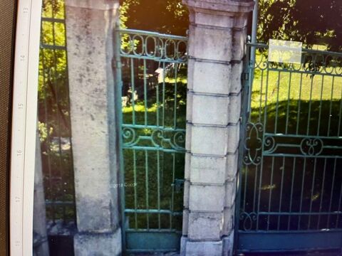 SUPERBE PORTAIL ANCIEN EN FER PLEIN FORGE POUR PROPRIETE Strasbourg (67)