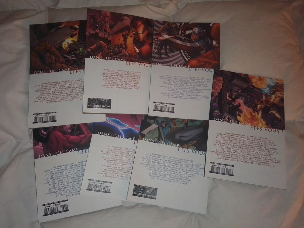 comics 7 N&deg;de Civil War Livres et BD