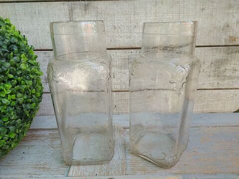 Anciens Bocaux � Bonbons Bocal en Verre Commerce 1900 1 Loches (37)