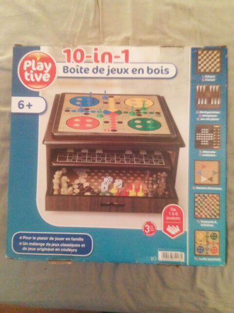 Bote de jeux en bois ( 10 en 1 ) 35 Schiltigheim (67)