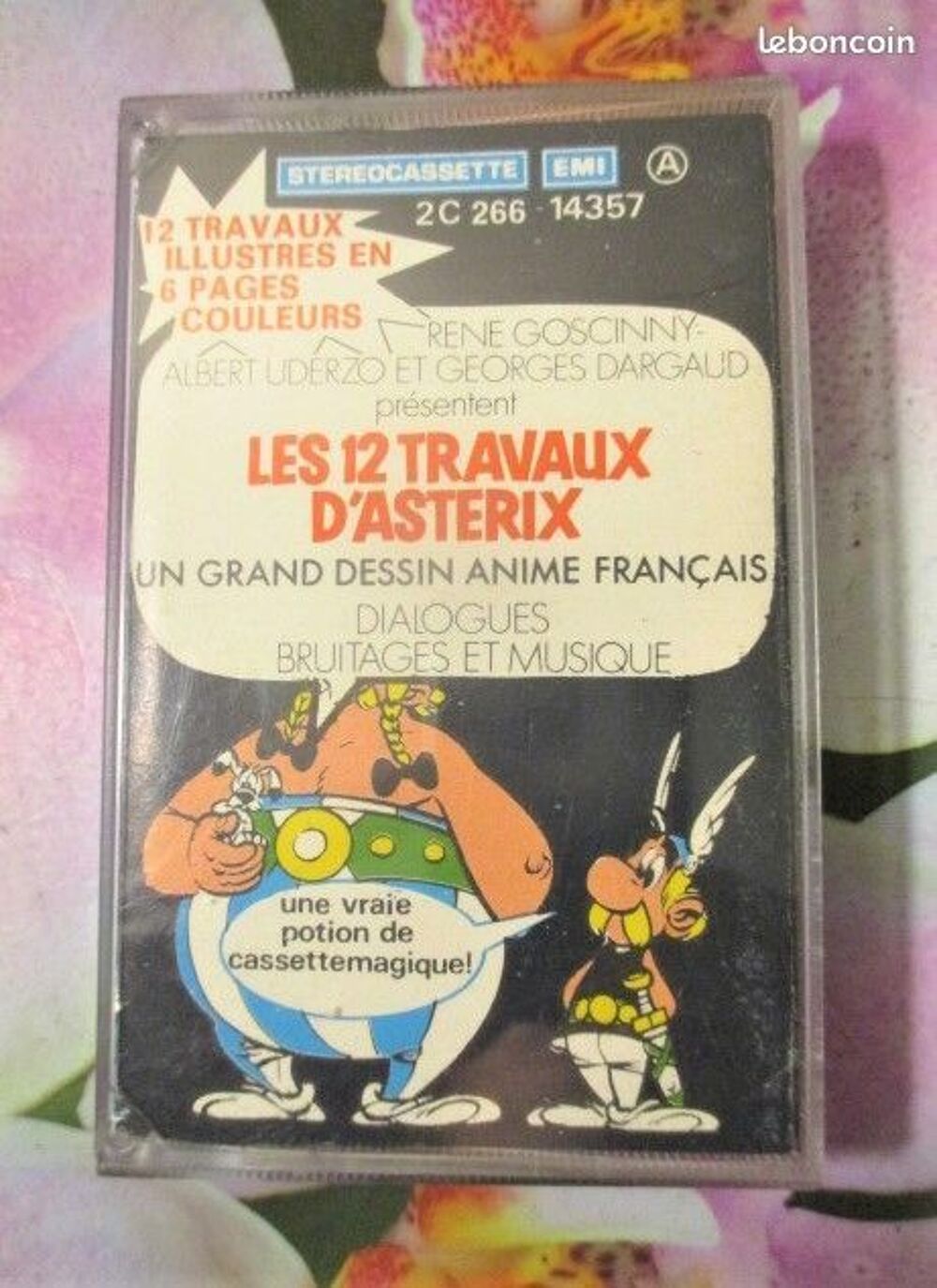 Cassette audio "Les 12 travaux d'Ast&eacute;rix" CD et vinyles