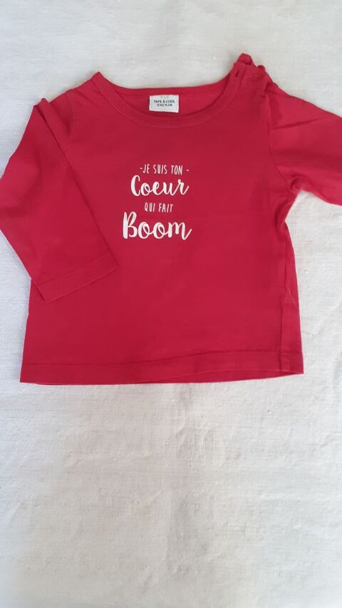 Tee-shirt manches longues garçon 12 mois 2 Grisolles (82)