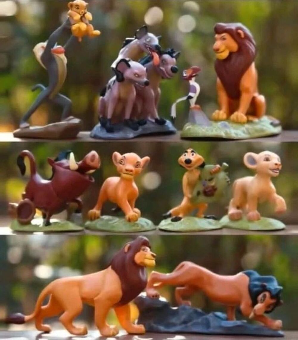9 Figurines Le Roi Lion Jeux / jouets