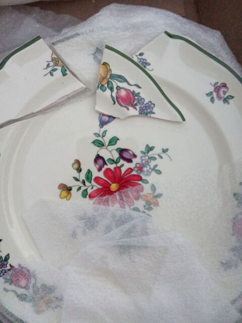 SERVICE COMPLET D ASSIETTES SARGUEMINER Lunéville (54)