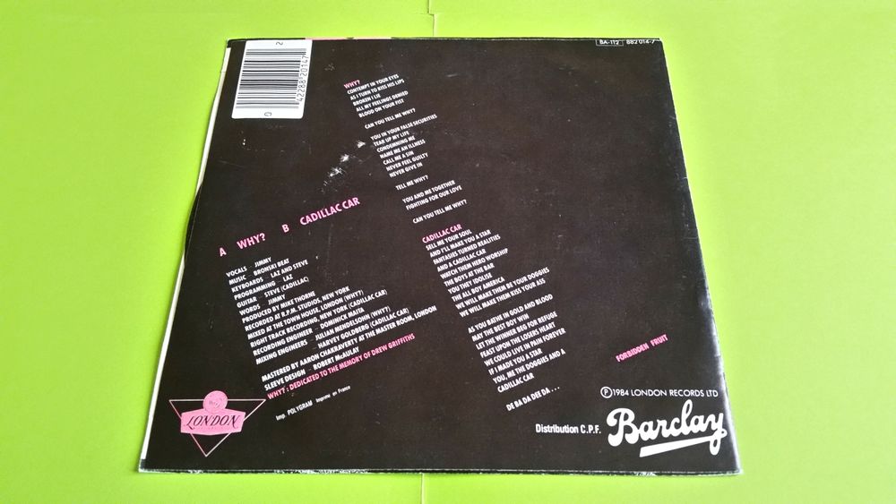 BRONSKI BEAT CD et vinyles