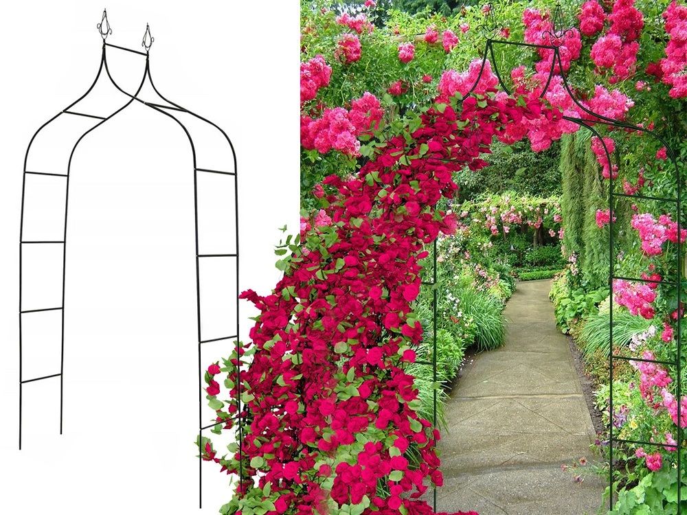 arche &agrave; rosiers, m&eacute;tal d&eacute;coratif. pour jardin Jardin
