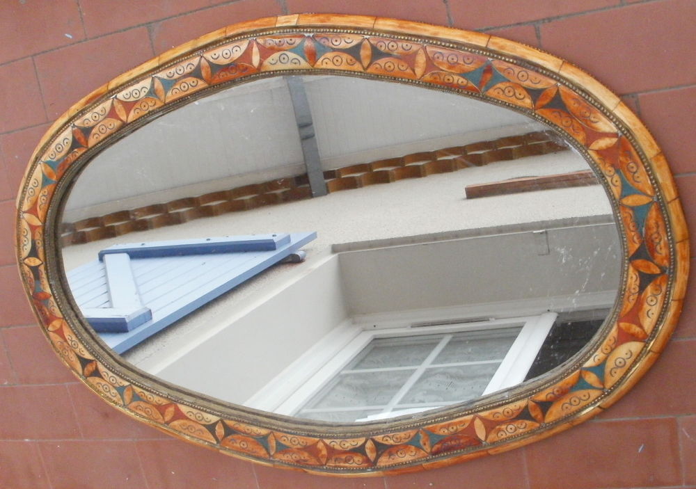 MIROIR ovale / GLACE 48.5 cm x 72.5 cm Décoration