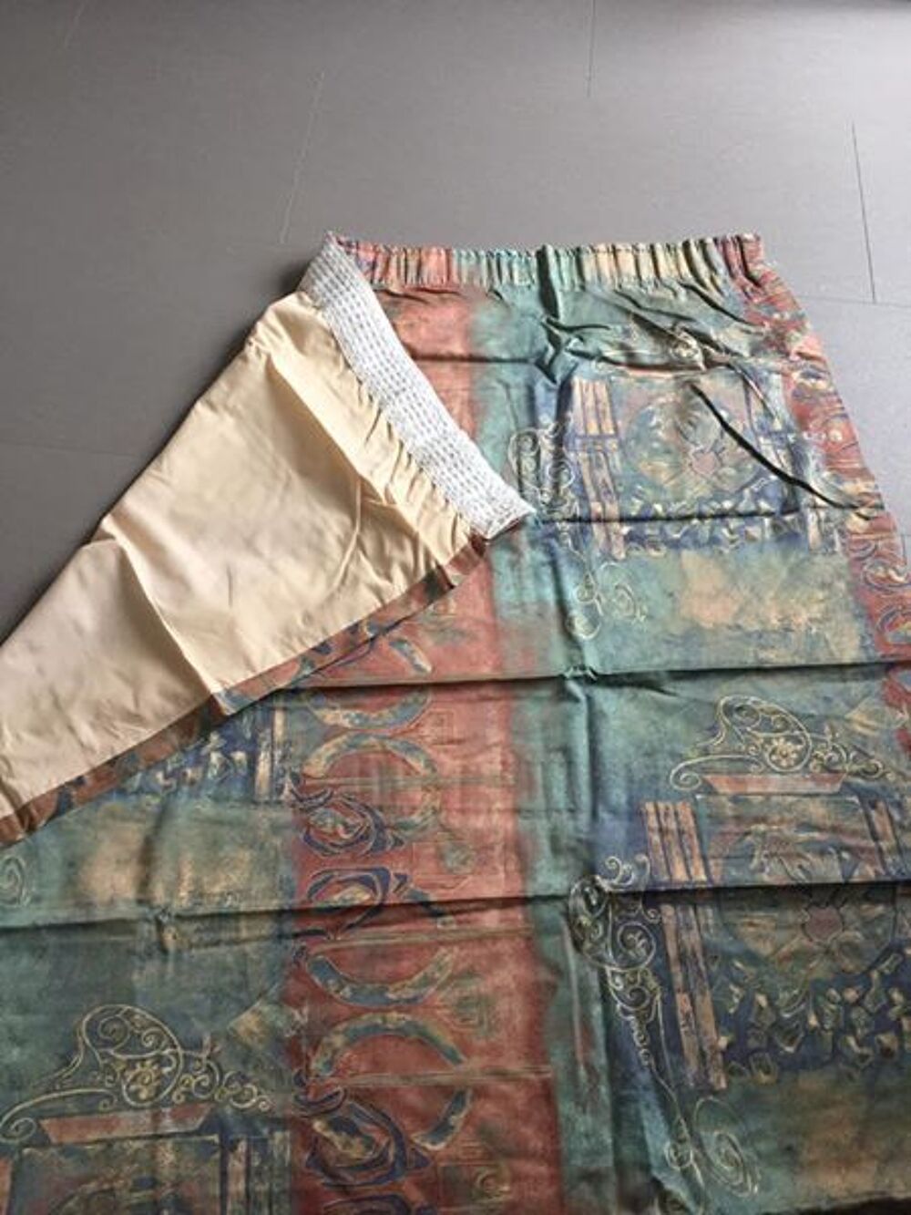 Double Rideaux opaques - Tissu Heytens Décoration