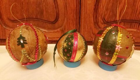 D�corations de No�l: Boules, artisanat fait � la main 2 Reims (51)