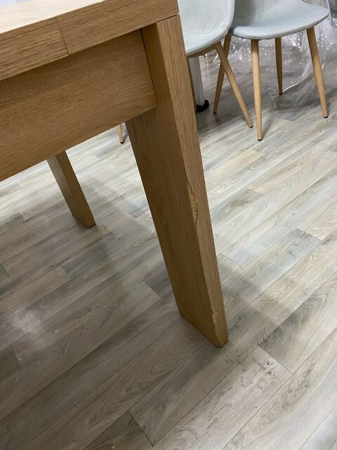 table L180� -90 avec rallonges et ses 6 chaises 150 Briey (54)