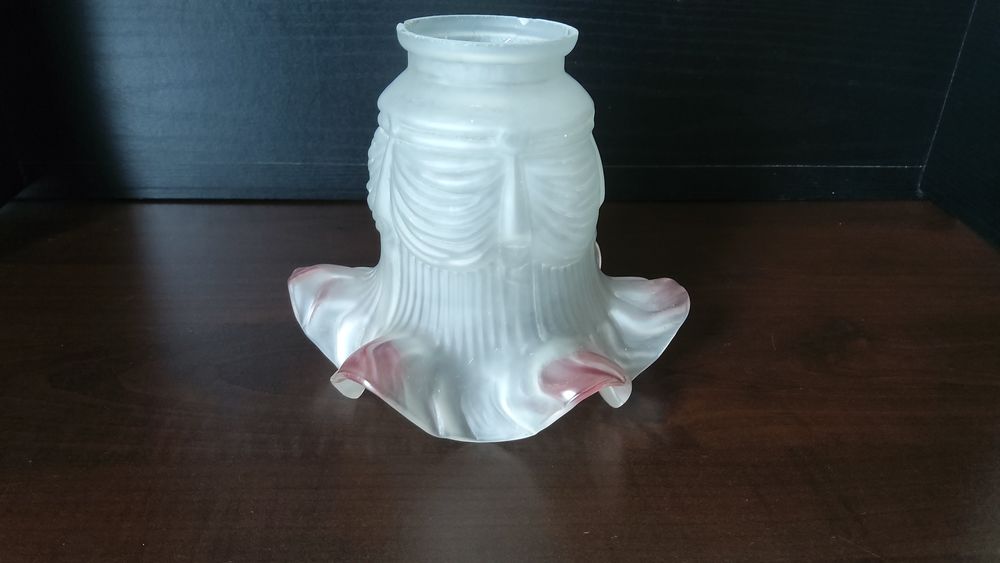 Abat-jour - Tulipe vintage en verre Décoration