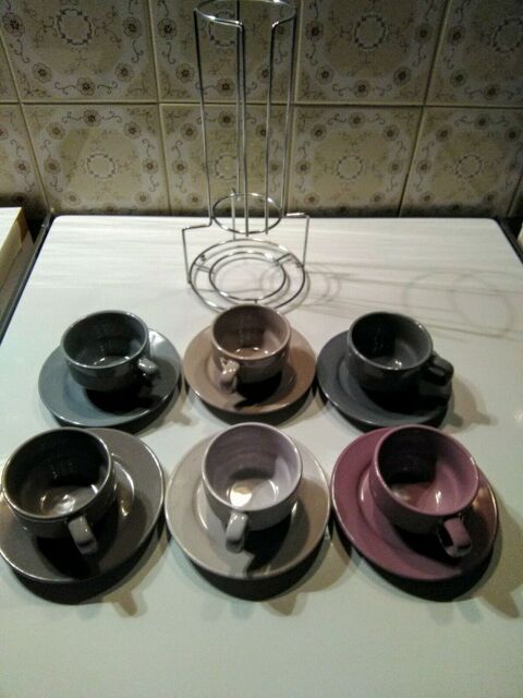 Set de 6 soucoupes et tasses à café 5 Landivy (53)