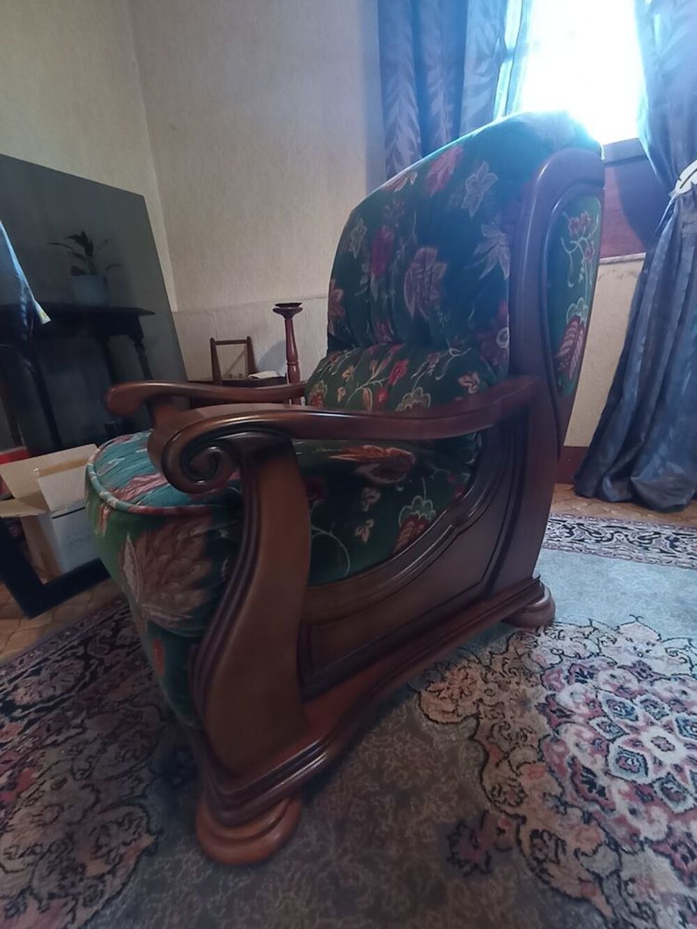 Ensemble canap&eacute; 3p non convertible et deux fauteuil Meubles