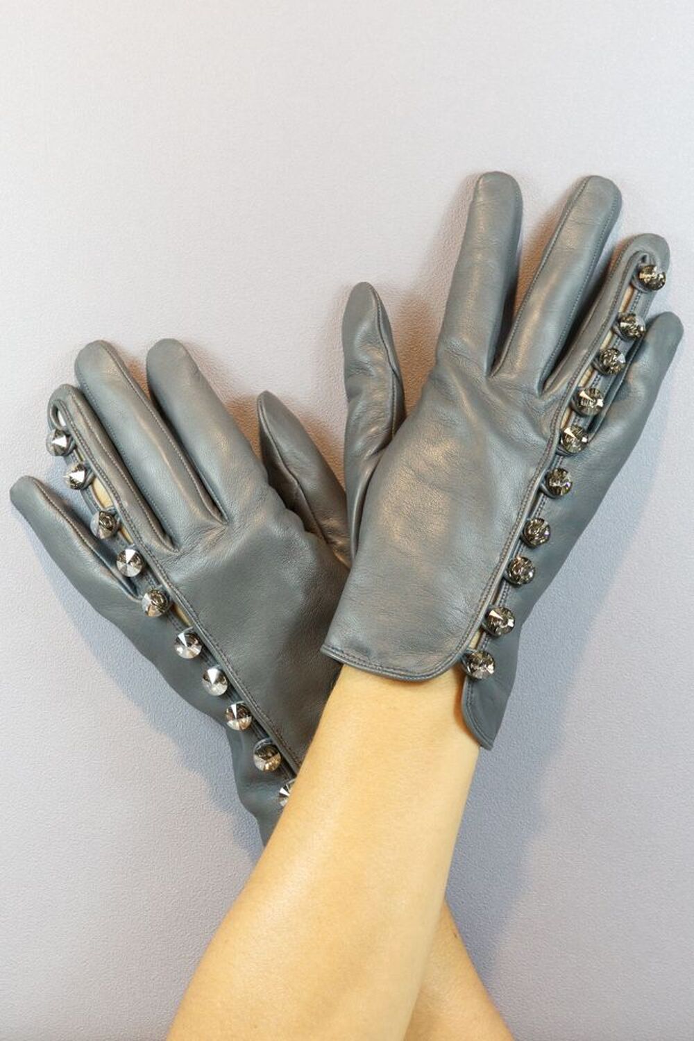 Gants cuir LUXE court /long femme - haute couture Vêtements