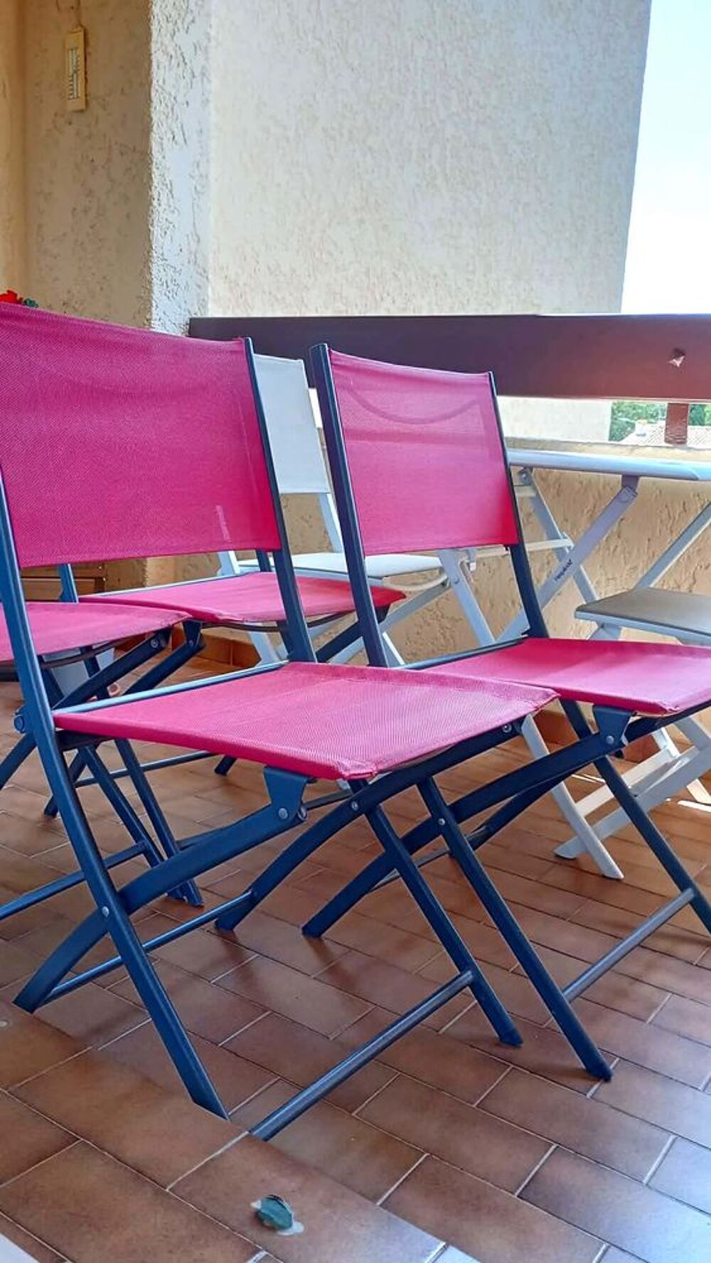 6 chaises de jardin pliantes Hesp&eacute;ride Meubles
