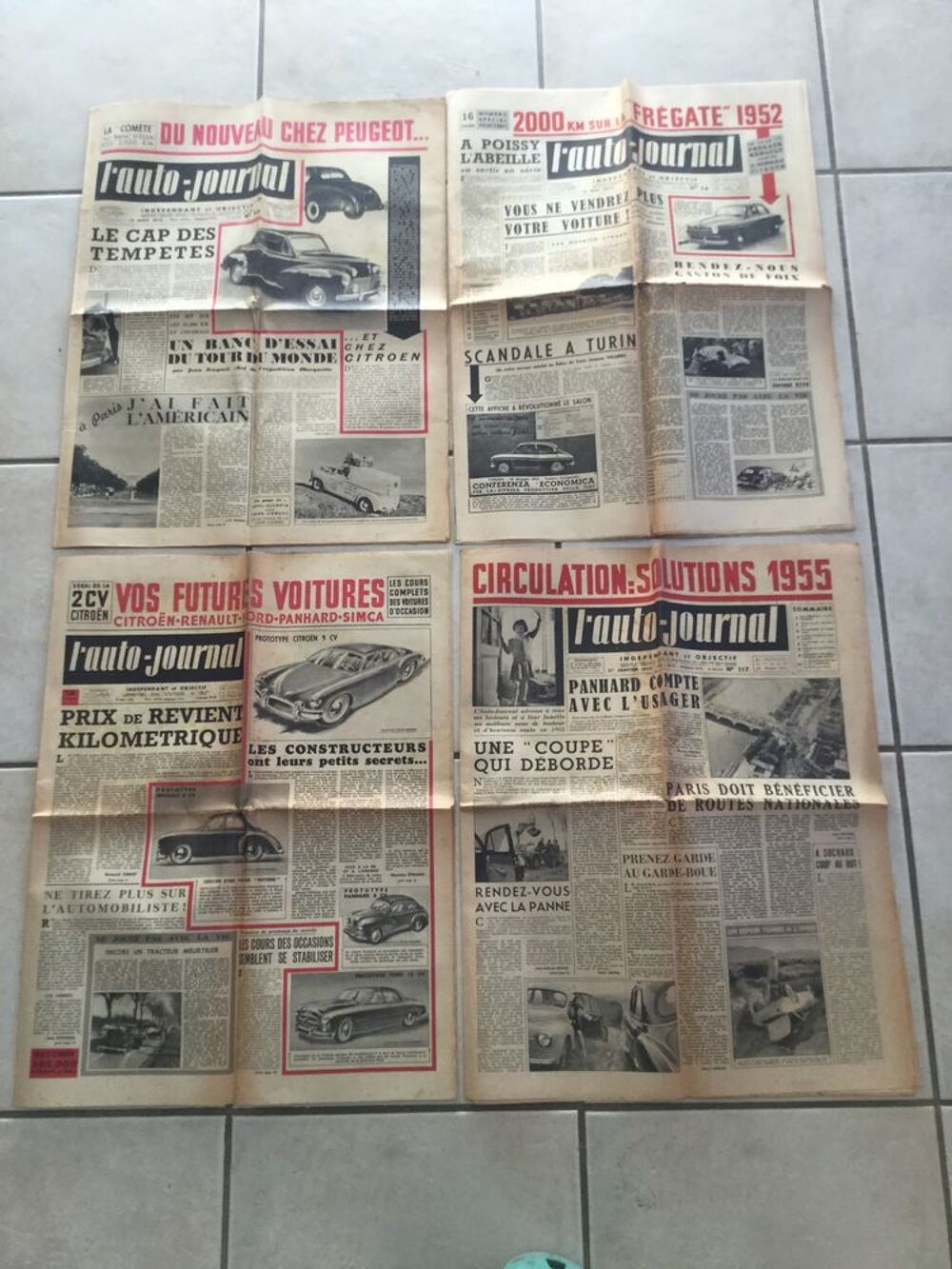 L'Auto-Journal (lot de 7) Livres et BD