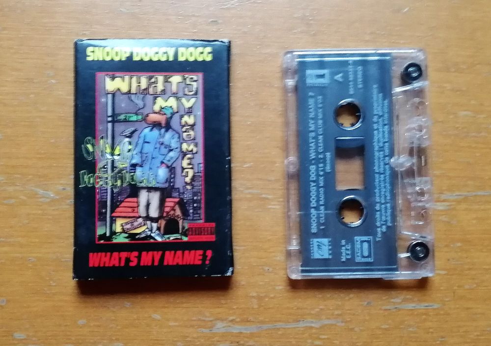 K7 SNOOP DOGGY DOGG : What's my name ? - Interscope Records CD et vinyles