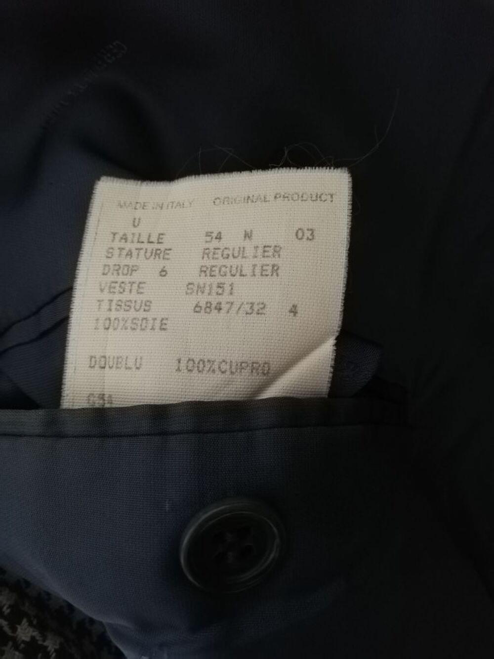 Veste Blazer Pure Soie Cerruti Vêtements