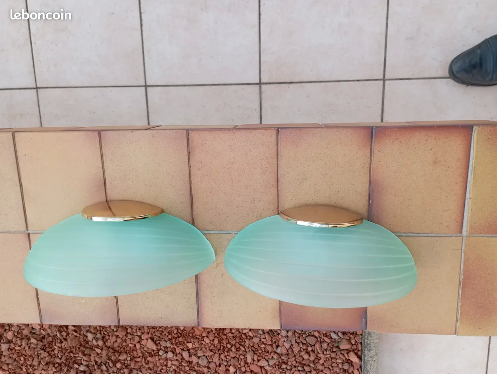 2 Jolies appliques murales vintages Décoration