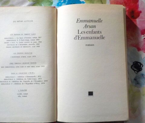 LES ENFANTS D'EMMANUELLE d'Emmanuelle ARSAN Ed. Opta Bubry (56)