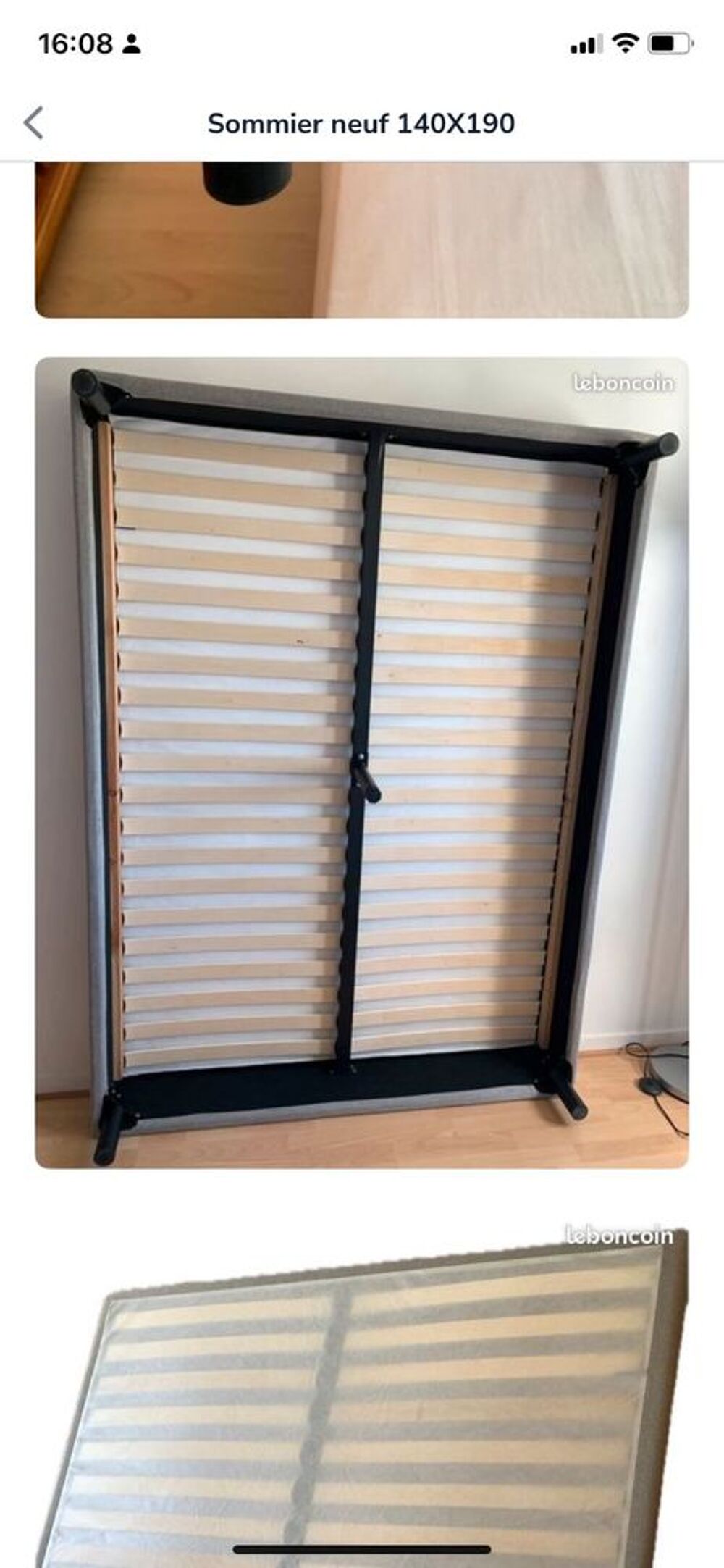 Sommier tapissier 140X190 neuf Meubles