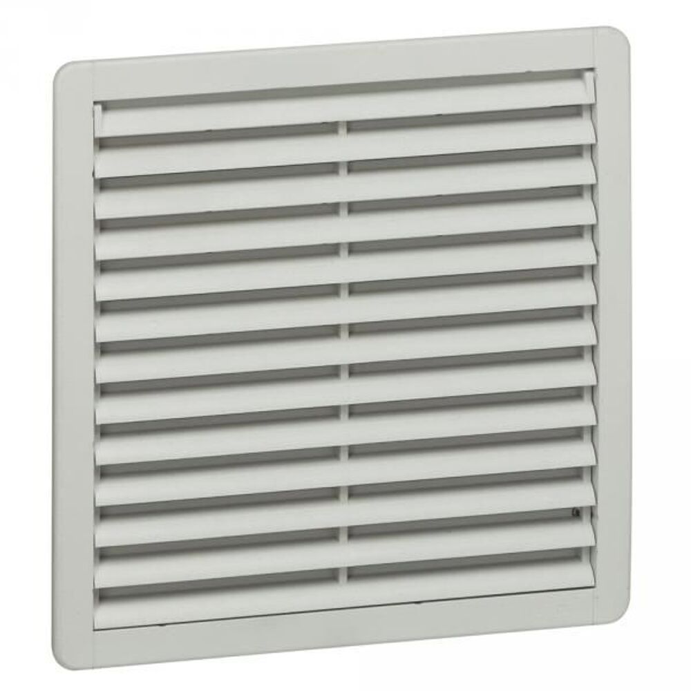 Ventilateur avec ou&iuml;e plastique d&eacute;bit 40m&sup3;/h avec filtre et 160m&sup3;/h soufflage libre - IP54 IK08 - RAL7035 Bricolage