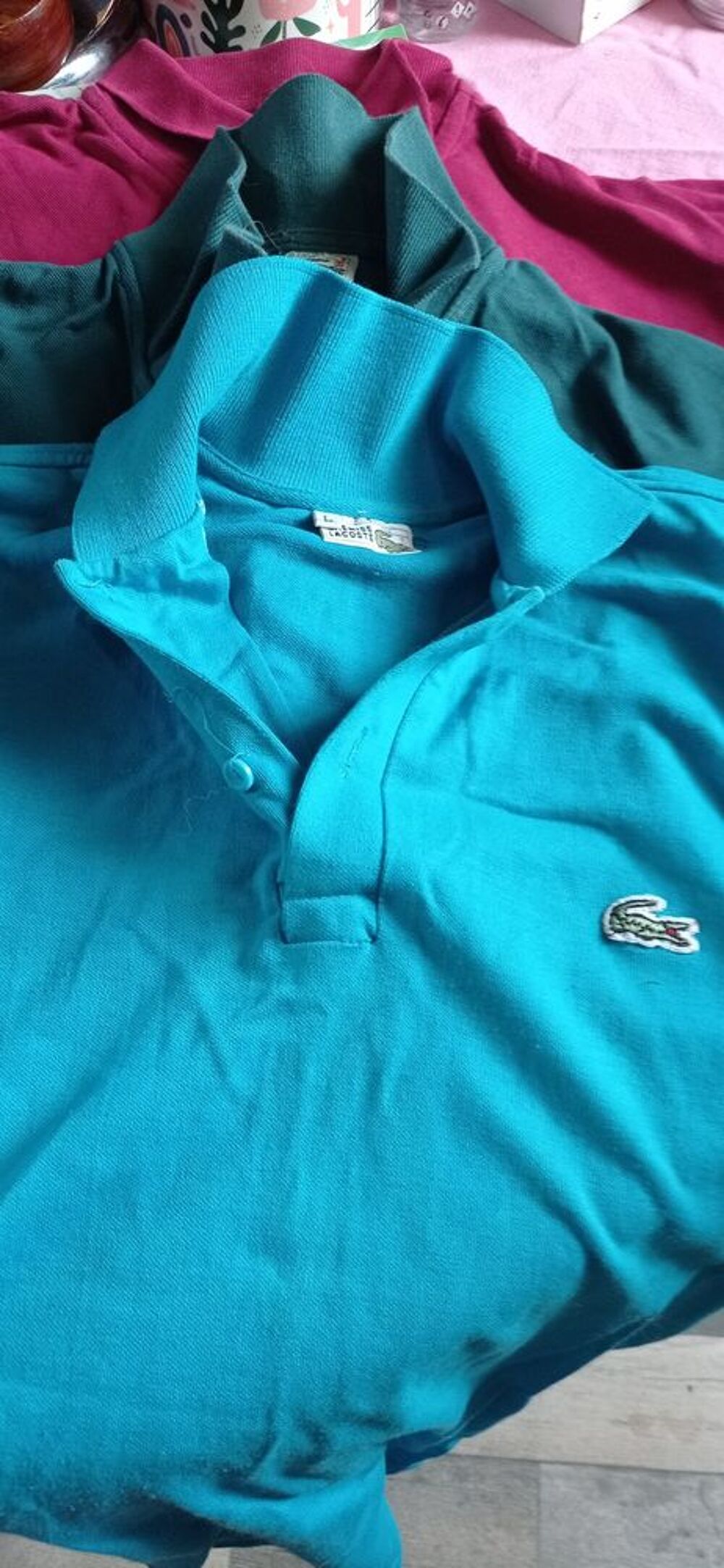 lot de 3 polos pour homme Vêtements
