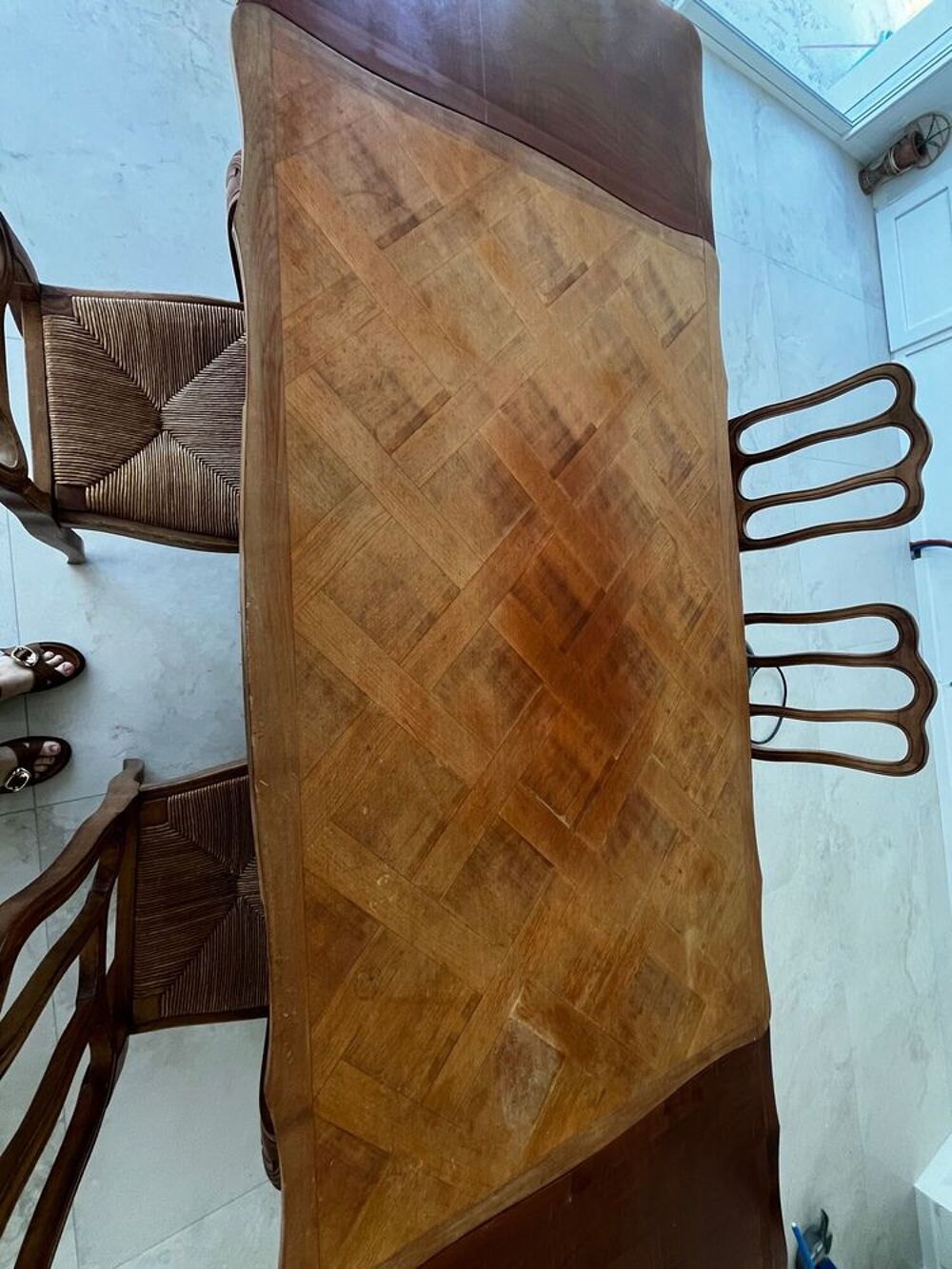 Table en merisier et 6 chaises Meubles