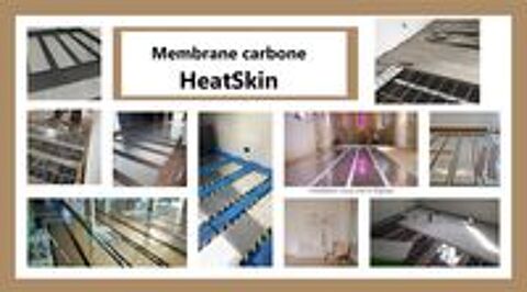   Chauffage rayonnant carbone par membrane HeatSkin 