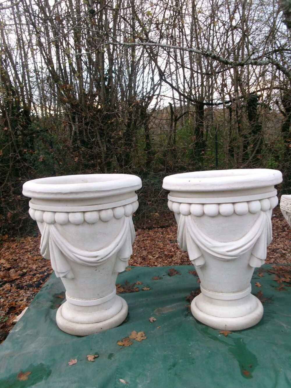 Pot en pierre reconstitu&eacute;e Décoration