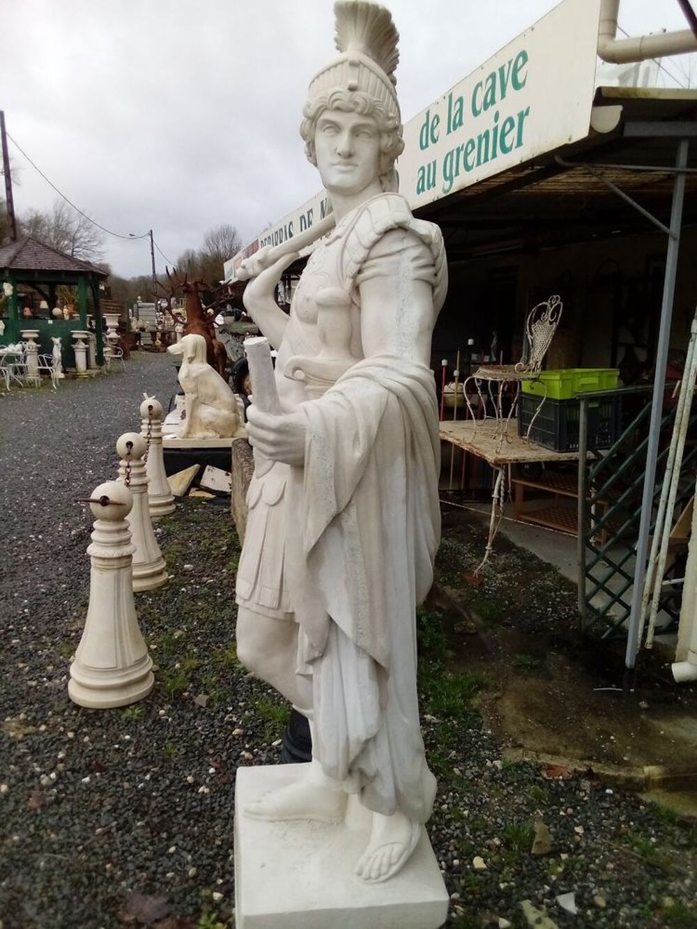 Statue en pierre homme Décoration
