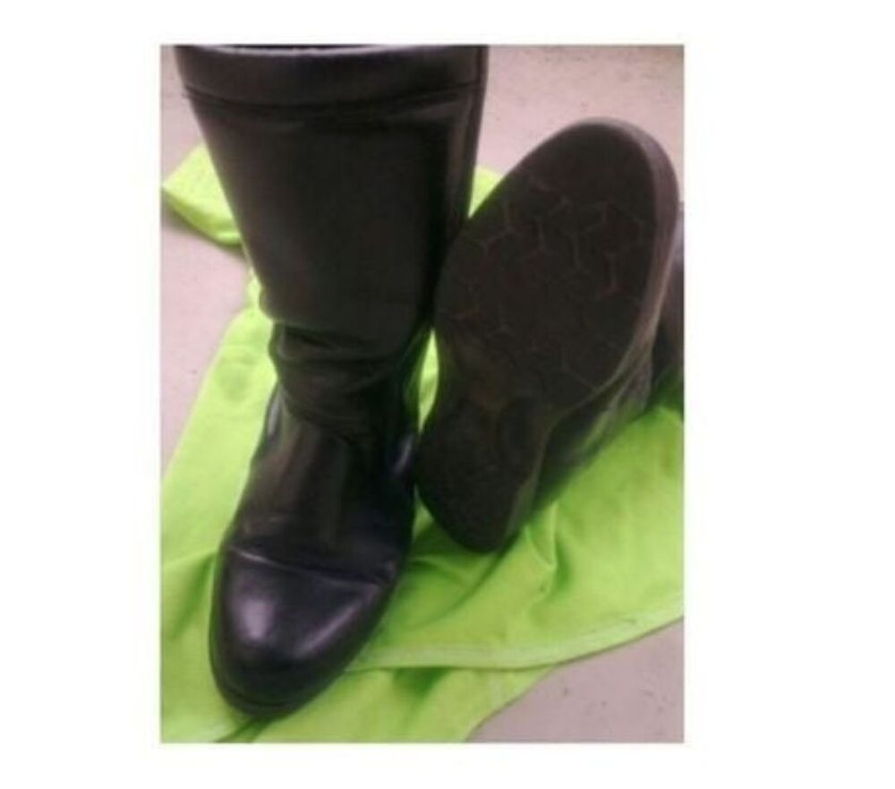 Bottes moto SOUBIRAC cuir noir femme 37.5 Sports