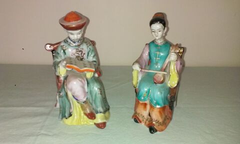 Sujet en porcelaine japonais en couple  25 Cahors (46)