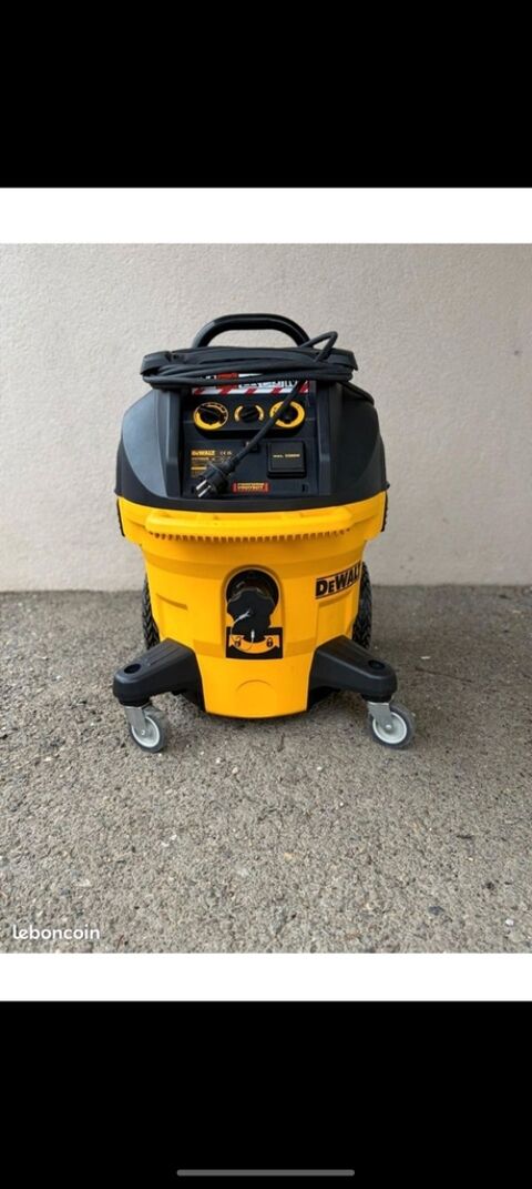 Aspirateur de chantier DEWALT 38 L sur roulettes Entrelacs (73)