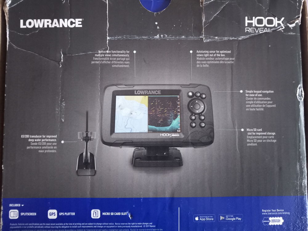 SONDEUR BATEAU LOWRANCE POUR LA PECHE Sports