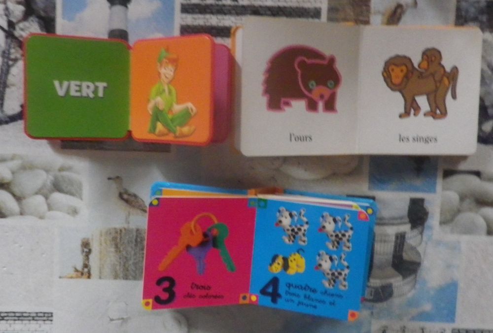 3 LIVRES POUR ENFANT LES COULEURS LES CHIFFRES MES ANIMAUX Livres et BD