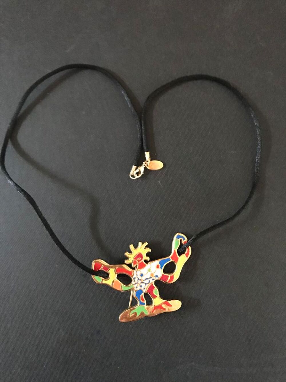 Collier/broche Niki de St phalle &nbsp;oiseau de feu&nbsp; neuf Bijoux et montres