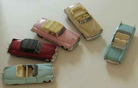  Lot 5 Voitures miniatures superbes 1/40me des annes 50 30 Chcy (45)