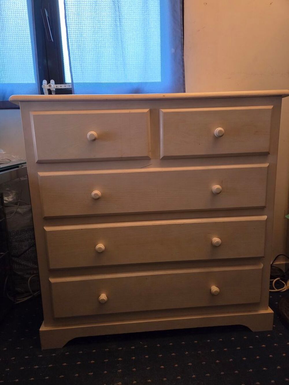 Commode beige haut de gamme Mobilier enfants