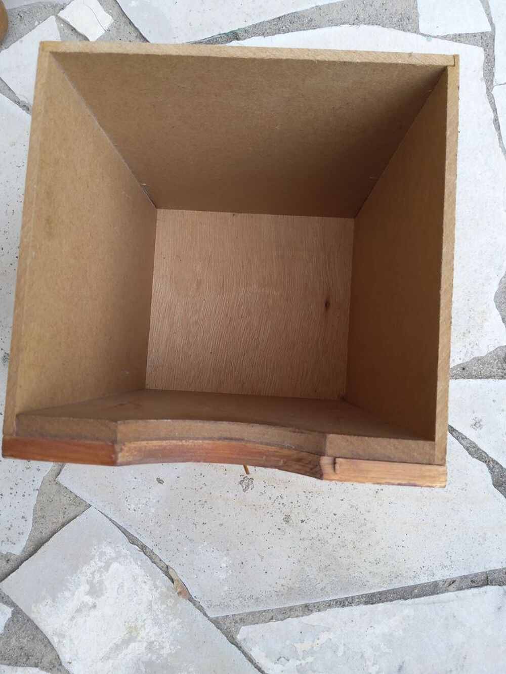 Petit meuble de rangement &agrave; tiroirs bois exotique et corde Meubles