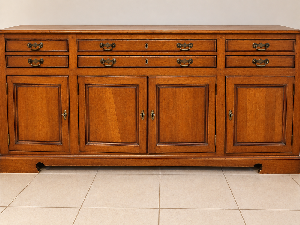 Grand buffet ancien en bois ? 4 portes et 6 tiroirs Meubles