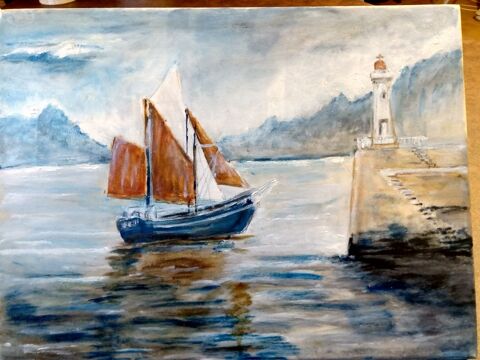 Peinture  l'huile 22 Thou (45)