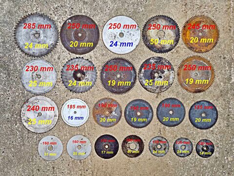 SCIES CIRCULAIRES A BOIS 10 Courseulles-sur-Mer (14)