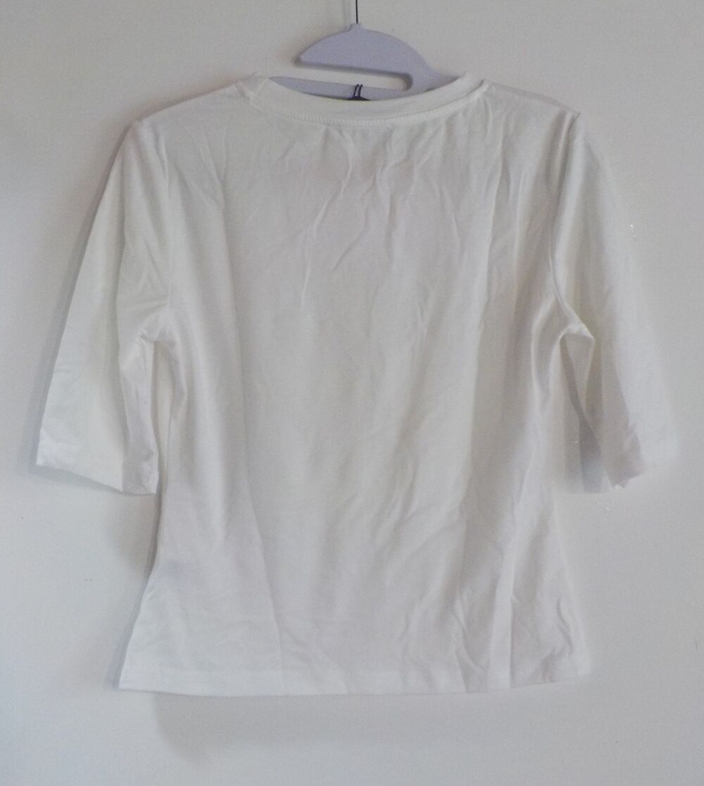 TEE-SHIRT BLANC CIDER NEUF AVEC ETIQUETTE TAILLE M Vêtements