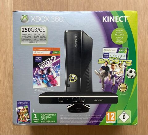 Xbox 360 S kinect + 8 jeux + guitare 229 Gougenheim (67)