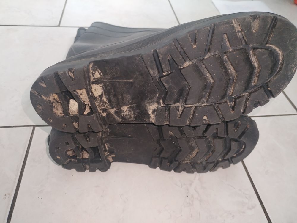 Bottes homme en caoutchouc (Taille 42) Chaussures