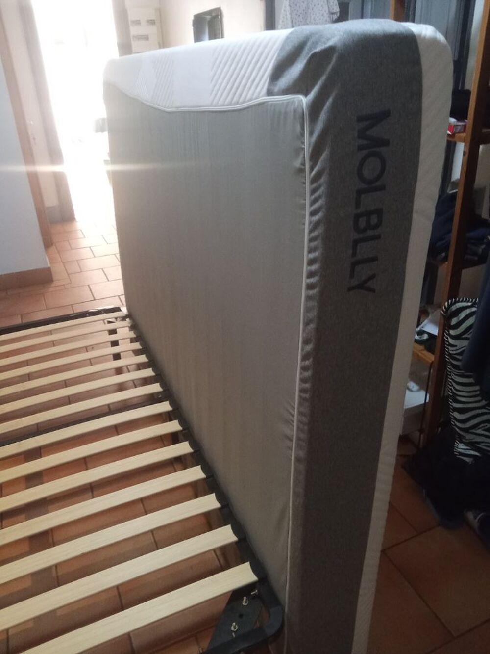 Lit 2 places complet ? Sommier + Matelas MOLBLLY Meubles