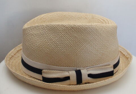 Chapeau de paille blanc ANTHONY PETO T.M 80 Issy-les-Moulineaux (92)