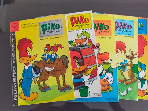 Lot de revues Piko Woody Woodepicker 1965  1971 21 Montpellier (34)